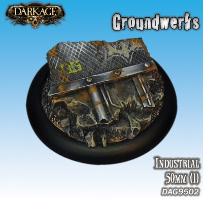 Dark Age: 50mm Industrial Bases Blister Packet