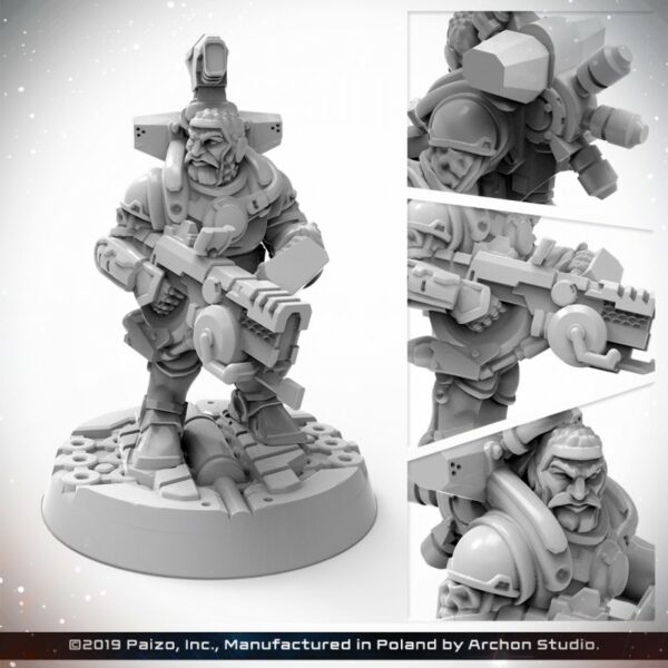 Starfinder: Dwarf Soldier