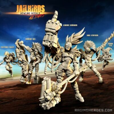 Raging Heroes: Jailbirds Howling Jackals All Stars