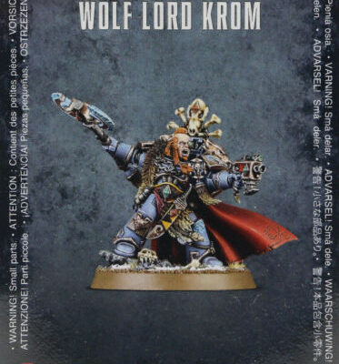 Space Wolves: Wolf Lord Krom  (Plastic)