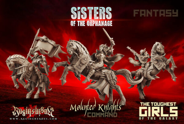 Raging Heroes: Mounted Knights Command Group