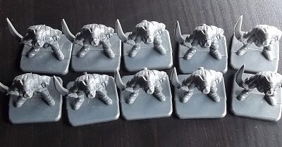 Fantasy: Orc Warriors with Swords x10 (Loose)