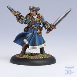Cygnar: Arcane Tempest Gun Mage Captain Blister Packet