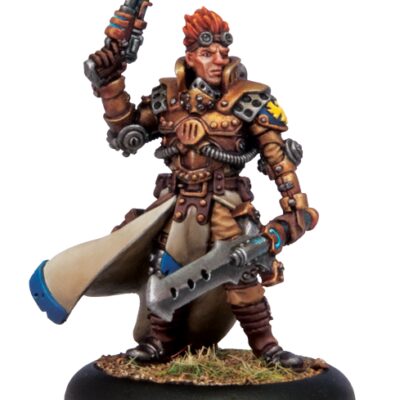 Cygnar: Commander Coleman Stryker (metal resculpt)