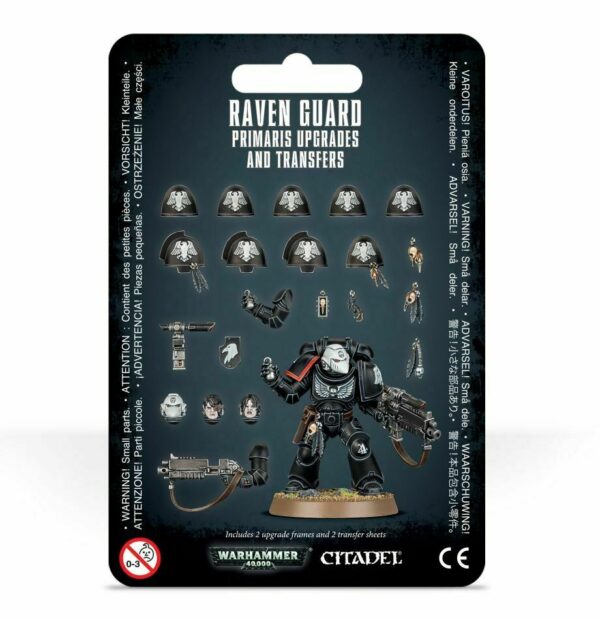 Space Marines: Raven Guard Primaris Upgrades and Transfers