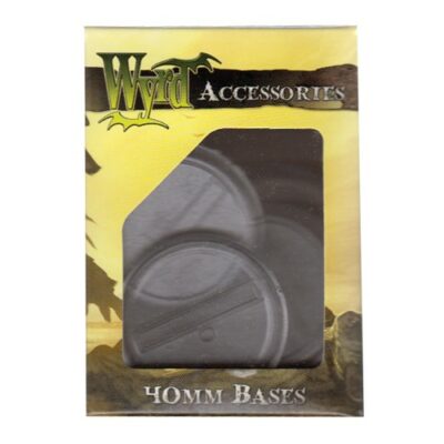 Wyrd Miniatures: Clear Translucent Bases 40mm