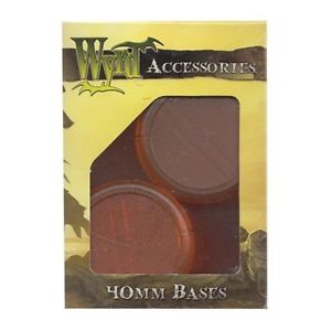 Wyrd Miniatures: Orange Translucent Bases 40mm