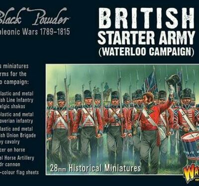 Black Powder: Napoleonic British starter army (Waterloo campaign)