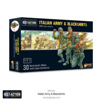 Bolt Action: Italian Army & Blackshirts plastic boxed set
