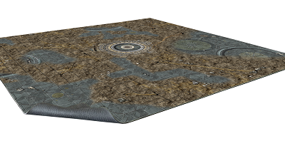 Battlesystems Alien Catacombs Gaming Mat 2x2