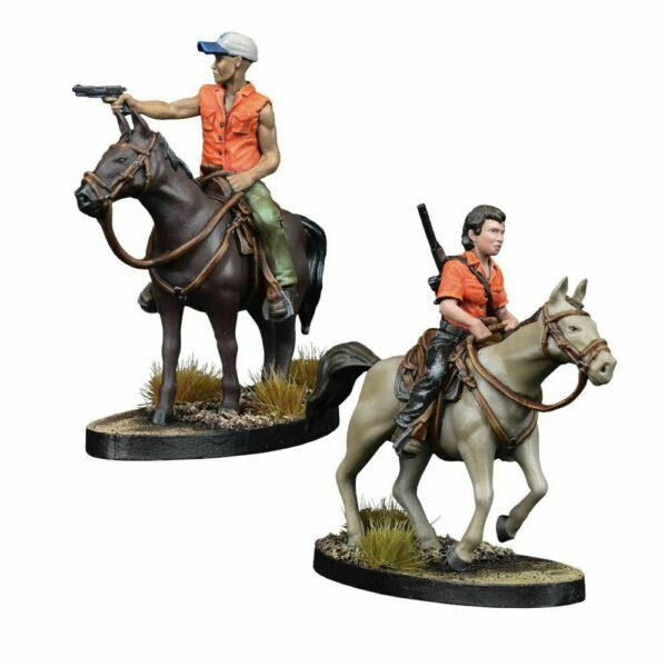 Walking Dead All Out War: Maggie & Glenn on Horseback