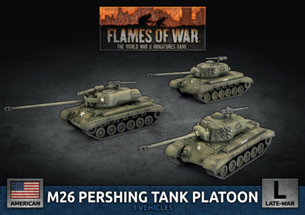 USA: M26 Pershing Tank Platoon (plastic)