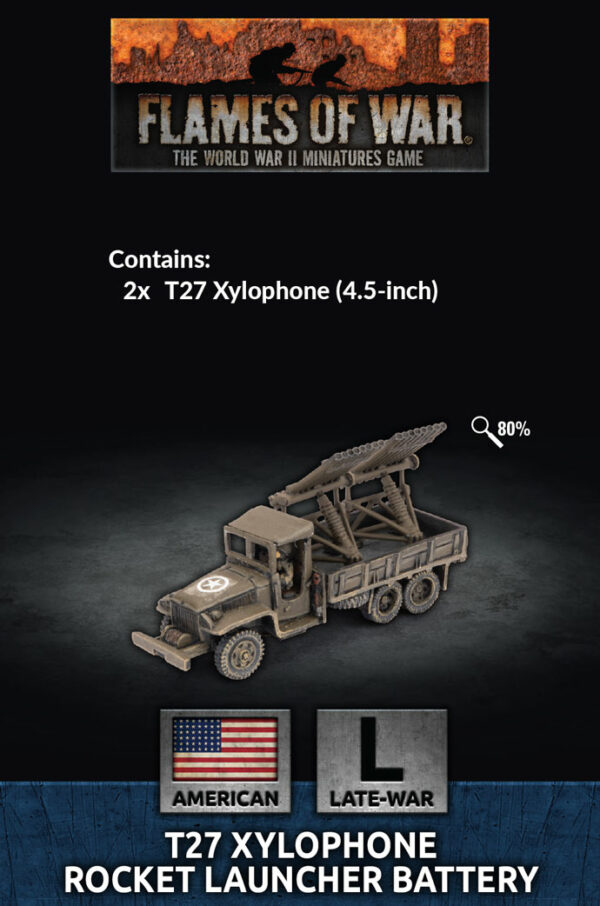 USA: T27 Xylophone Rocket Launcher Battery