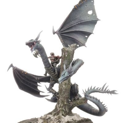 Shieldwolf Miniatures - Twin-headed Dragon with Shieldlord