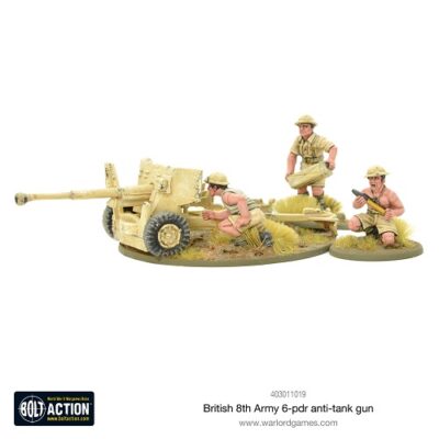 Bolt Action: British 8th Army 6 pounder ATG