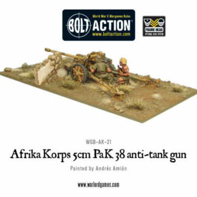 Bolt Action: Afrika Korps 5cm Pak38 Anti-Tank Gun