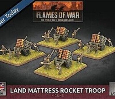 Britain: Land Mattress Rocket Troop (4x)