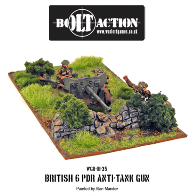 Bolt Action: British Army Six Pounder AT Gun