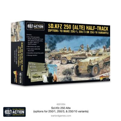 Bolt Action: Sd.Kfz 250 (Alte) half-track (options to make 250/1
