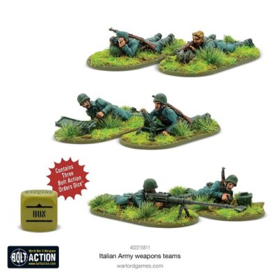 Bolt Action: Italian Army weapons teams