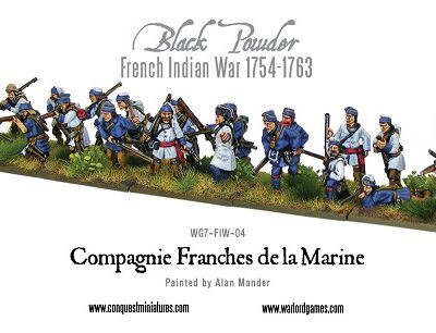 Black Powder: French-Indian War French Compagnie de la Marine