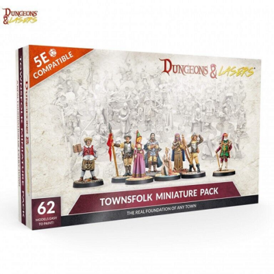 Dungeons and Lasers: Townsfolk Minature Pack