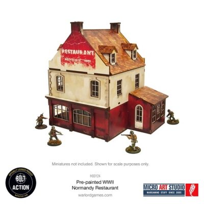 Bolt Action: WW2 Normandy Restaurant PREPAINTED