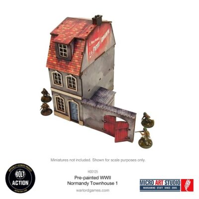 Bolt Action: WW2 Normandy Townhouse 1 PREPAINTED