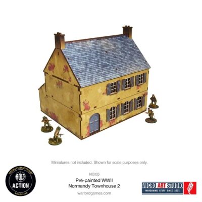 Bolt Action: WW2 Normandy Townhouse 2 PREPAINTED