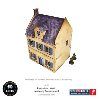 Bolt Action: WW2 Normandy Townhouse 3 PREPAINTED