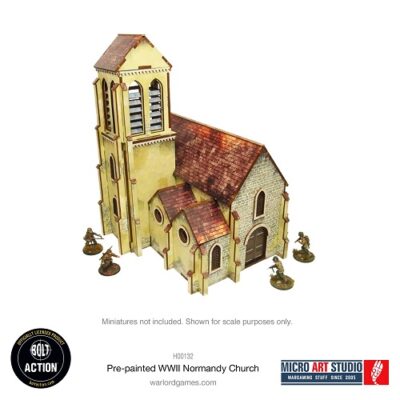 Bolt Action: WW2 Normandy Church PREPAINTED