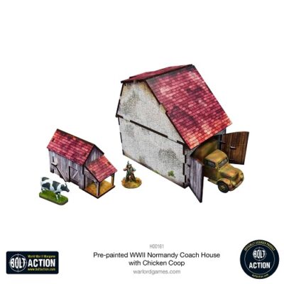 Bolt Action: WW2 Normandy Coach House with Chicken Coop