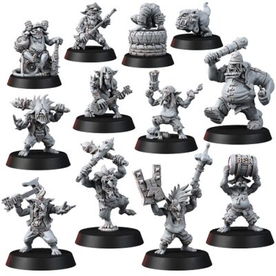 WE: Ork Goblin Rock Fans Crowd (12U)