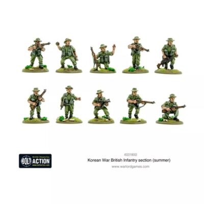 Bolt Action: Korean War: British Army Infantry Section (Summer Uniform)
