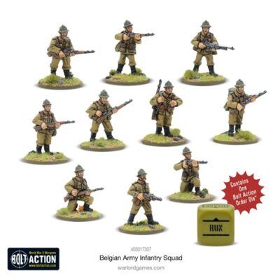 Bolt Action: Belgian Army Infantry Squad 2024