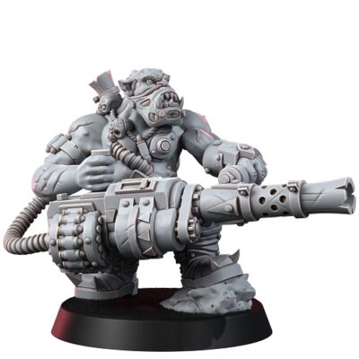 WE: Ork Mad Riders Eavy Mutant Gunner