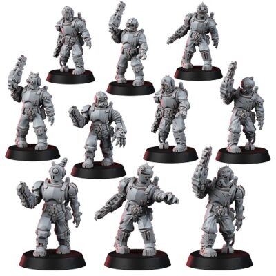 WE: Mechanic Adept Techno Zombie with Seperator Saw (10U)