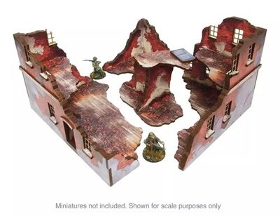 Bolt Action: WW2 Normandy Ruined Large House 1