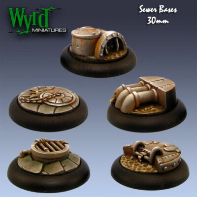 Wyrd Miniatures: Base Inserts - Sewer 30mm
