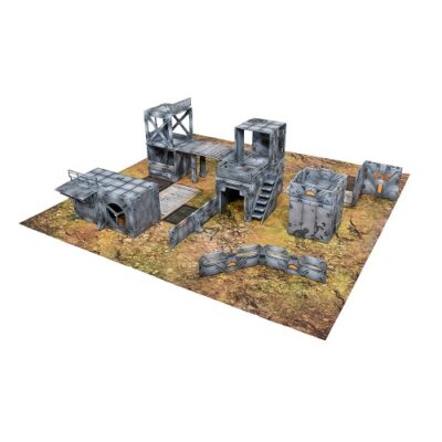 Halo Flashpoint: Flashpoint - Deluxe Buildable 3D Terrain Set