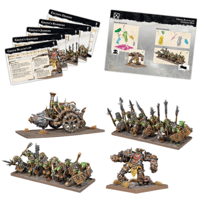 Kings of War: Champions Grunk Blackclaw Company Box