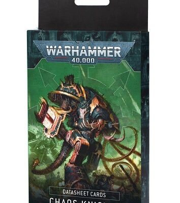 Chaos Space Marines: Datasheet Cards Chaos Knights