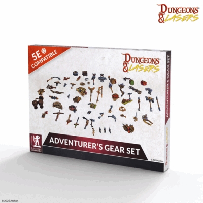 Dungeons and Lasers: Adventurer's Gear Set