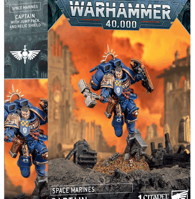 Space Marines: Captain with Jump Pack & Relic Shield