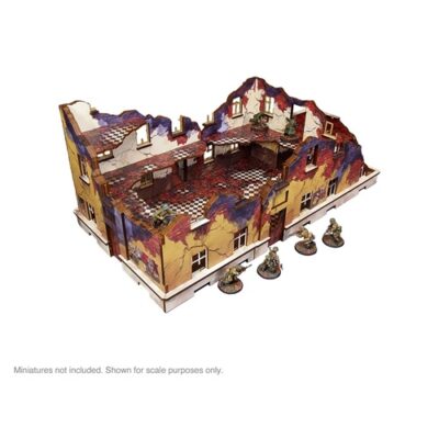 Bolt Action: WW2 Ostfront Stalingrad School Left (with balcony)