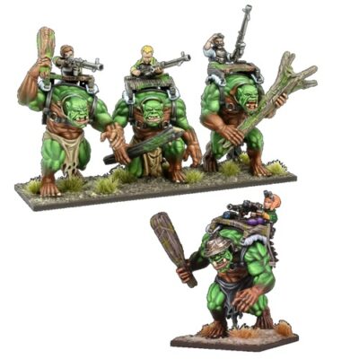 Kings of War: Halfling Forest Troll Gunners