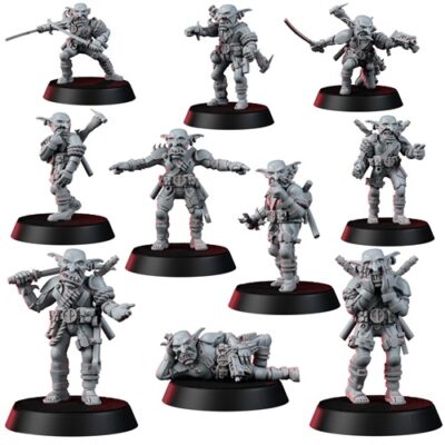 WE: Ork Red Jester Grot Squad