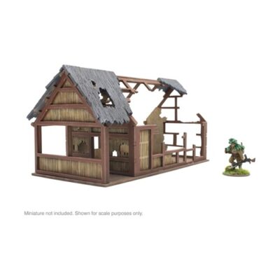 Bolt Action: Pacific Theatre Large building ruins (Asian Villages)