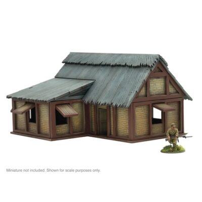 Bolt Action: Asian Villages - L Shaped Building Ruins