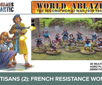 Wargames Atlantic - Partisans (2) French Resistance Women